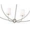 Z-Lite Shannon Chandelier, 6-Light, 42 In.W x 19.25 In.H, Brushed Nickel/white 3040-42BN - alternate 7